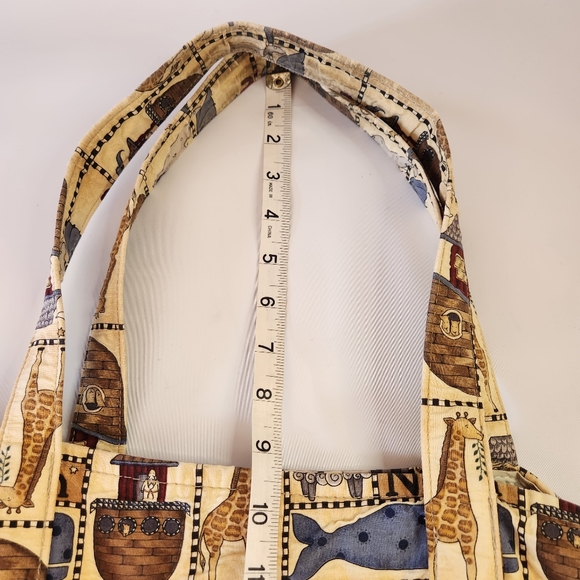 Accessories Unlimited Canvas Bag Noah's Ark Large Tote - Picture 16 of 16